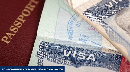 emissão de visto americano