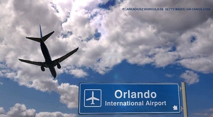 Tem voo direto de Recife para Orlando?