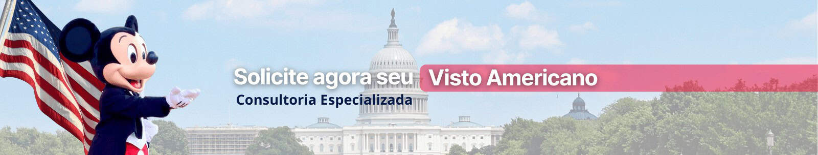 Solicite seu visto americano