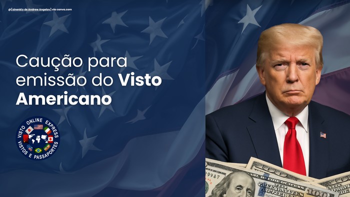 caução visto americano
