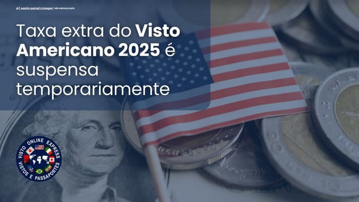 taxa extra do visto americano