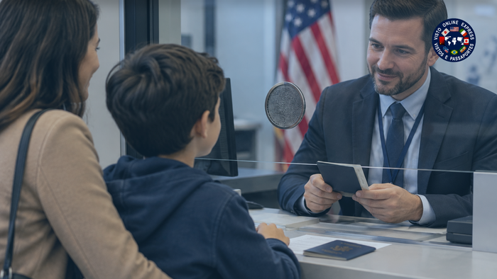 Entrevista para visto americano de menor de idade