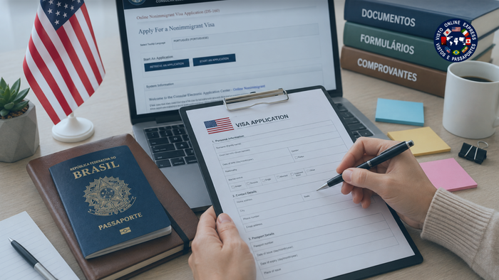 Processo de solicitação do visto americano